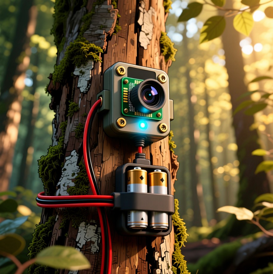 Фотоловушка на ESP32-CAM с TPL5110: 2 часа сна → фото → спать. Работа от 18650