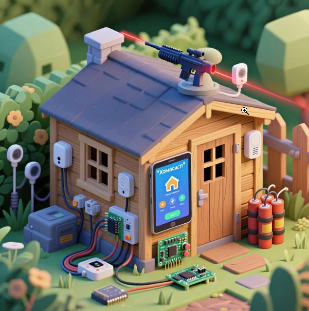 Самодельная сигнализация в бытовку на даче