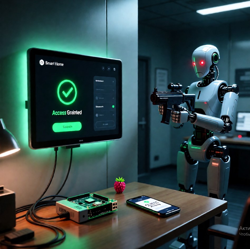 Авторизация в админке домашней iot системы по наличию своего смартфона рядом с распбери пи