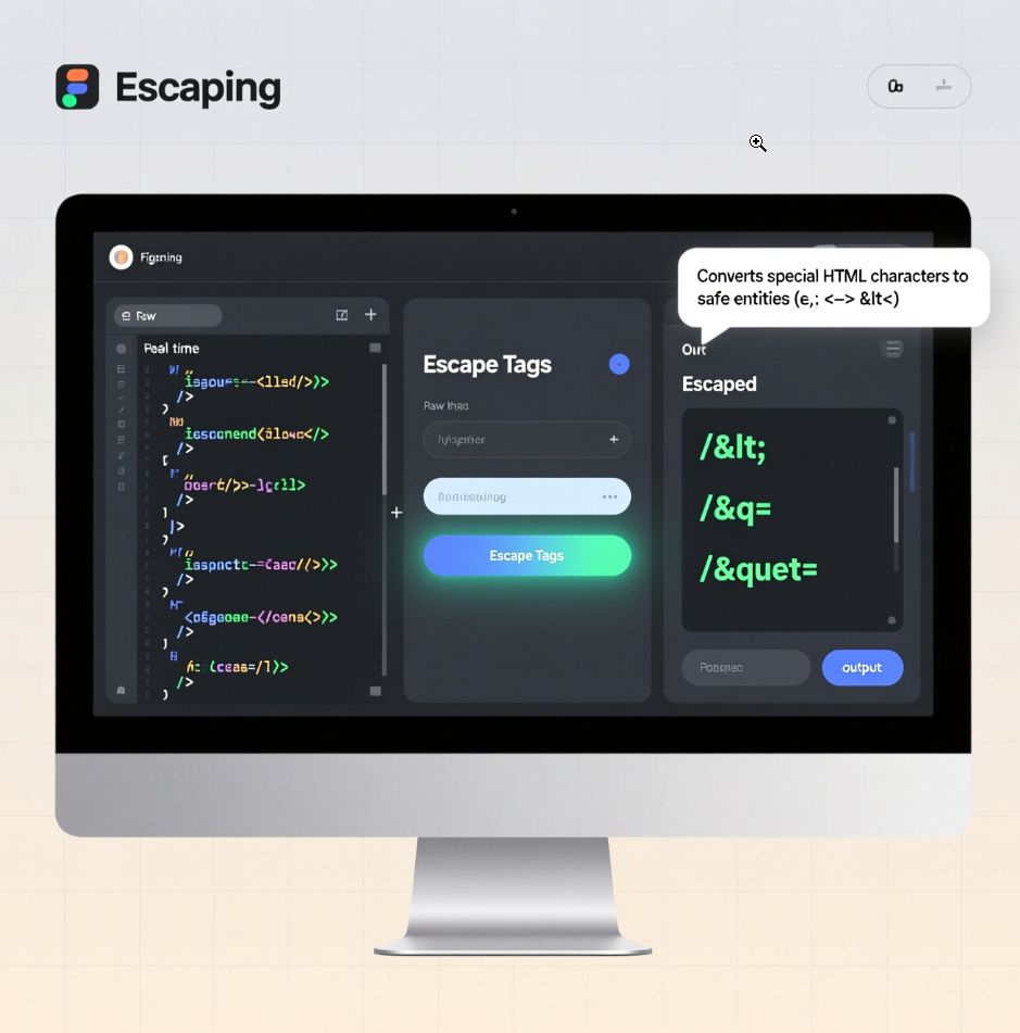 Экранирование HTML тегов, точнее замена кавычек и скобок на спецсимволы хтмл 
