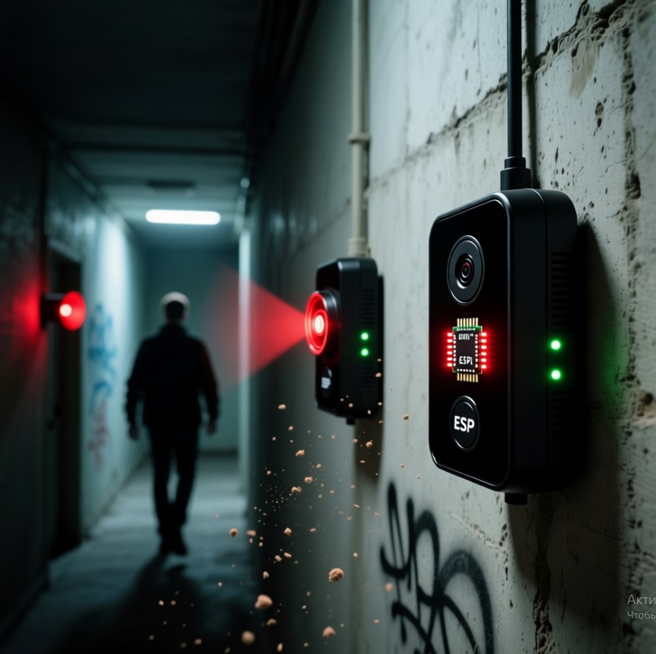 Как превратить ESP32 в датчик движения через Wi-Fi (без PIR и сквозь стены)