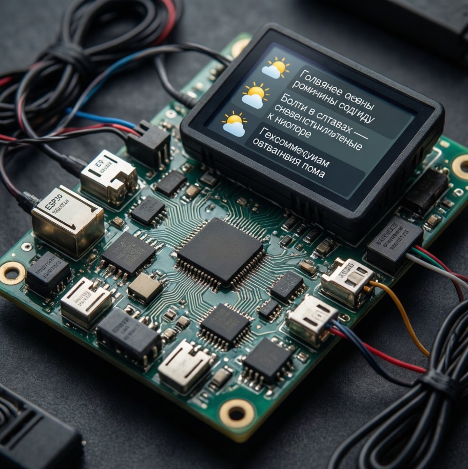 Метеостанция на esp32  - медицинский режим 