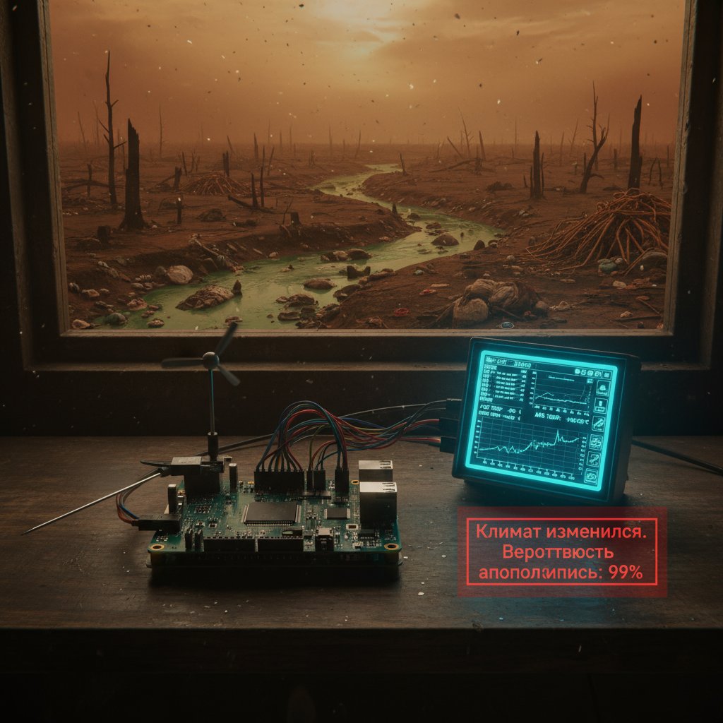 Метеостанция на Raspberry Pi: Как я готовлюсь к климатическому апокалипсису