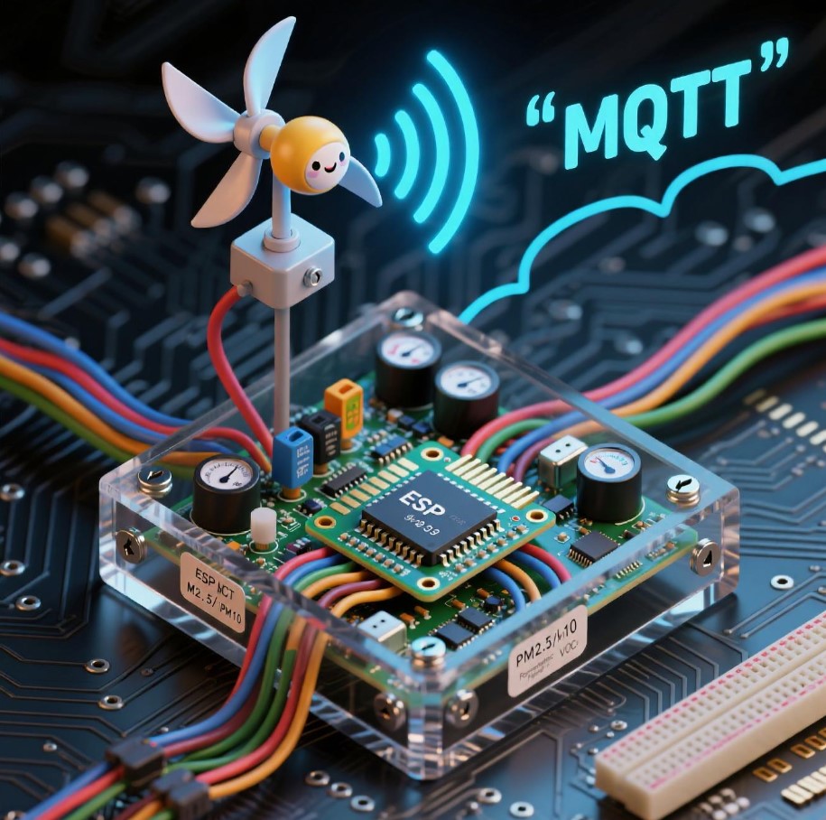 Создаю iot метеостанцию на базе ESP32 для мониторинга воздуха в квартире