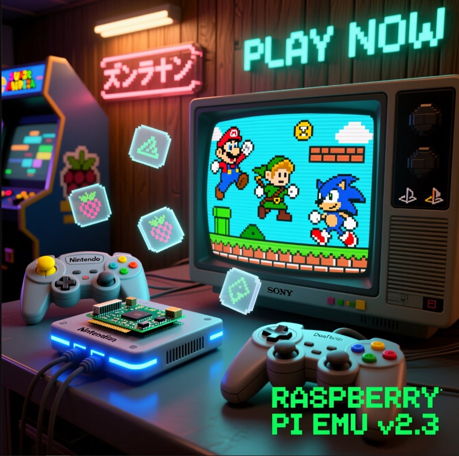 Как собрать ретро-приставку на Raspberry Pi 5: эмуляция NES, SNES, PS1 и других консолей