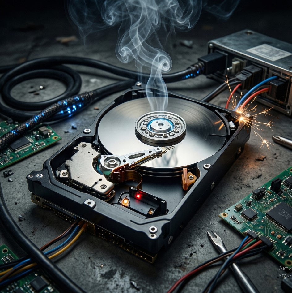 стресс-тест для HDD в Proxmox