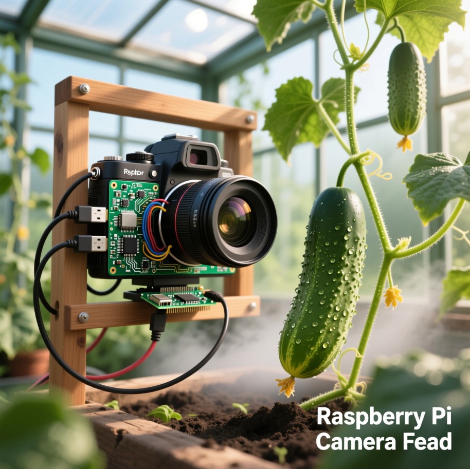 Как записывать рост огурцов в теплице: простая система видеонаблюдения на Raspberry Pi без серверов