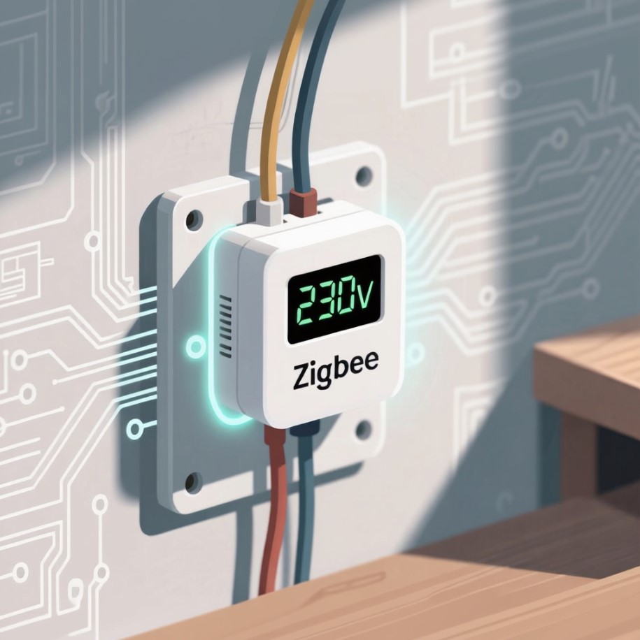 Реле напряжение из zigbee-розетки 